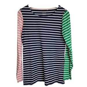 Boden Ella Shirt Women's 10 Striped Color Block Long Sleeve‎ Top